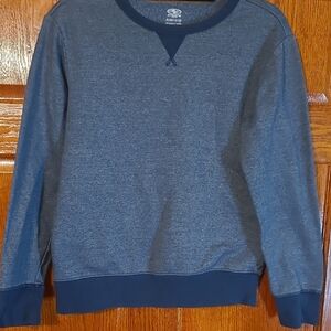 Boys Athletic Works Heathered Blue Crewneck Sweatshirt Size 14-16